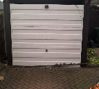Before and after images of garage doors from Best Garage Doors Barnsley, South Yorkshire